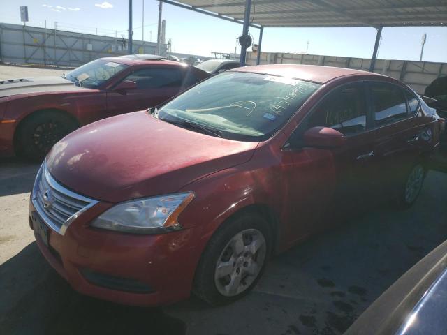 Photo 2 from auction – 2014 NISSAN SENTRA S with VIN 3N1AB7AP4EL618003