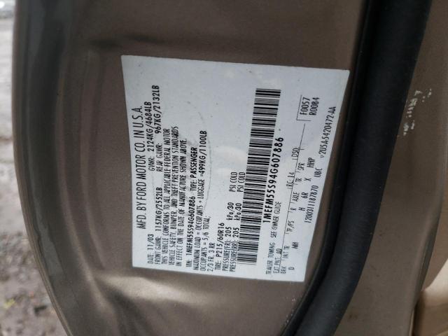 Photo 10 from auction – 2004 MERCURY SABLE LS P with VIN 1MEFM55S94G607886