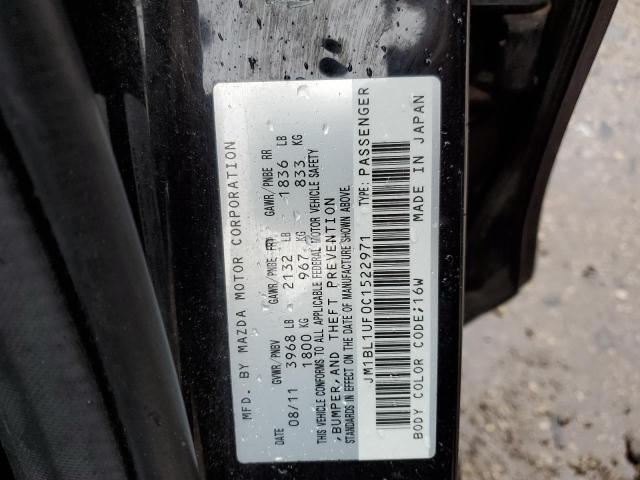 Photo 10 from auction – 2012 MAZDA 3 I with VIN JM1BL1UF0C1522971