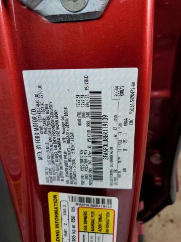 Photo 10 from auction – 2014 FORD FUSION SE with VIN 3FA6P0LU8ER119139