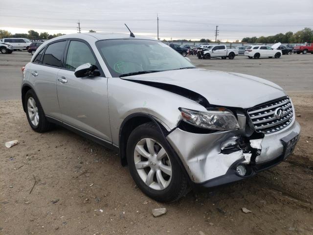 INFINITI FX35 2003 with VIN JNRAS08W53X203646 - Photo from auction