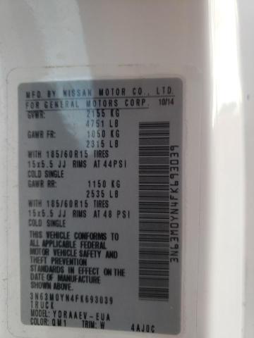 Photo 10 from auction – 2015 CHEVROLET CITY EXPRE with VIN 3N63M0YN4FK693039