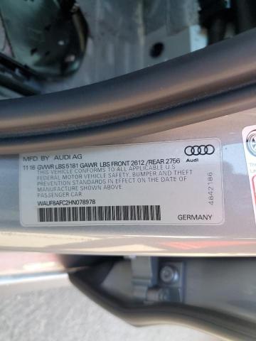 Photo 10 from auction – 2017 AUDI A6 PREMIUM with VIN WAUF8AFC2HN078978