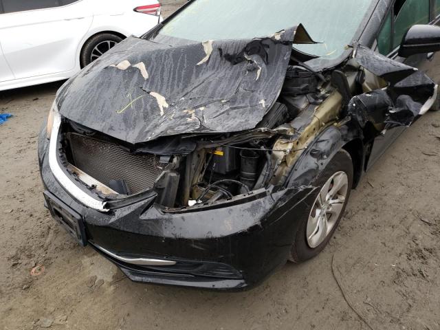 Photo 9 from auction – 2014 HONDA CIVIC LX with VIN 2HGFB2F51EH502006