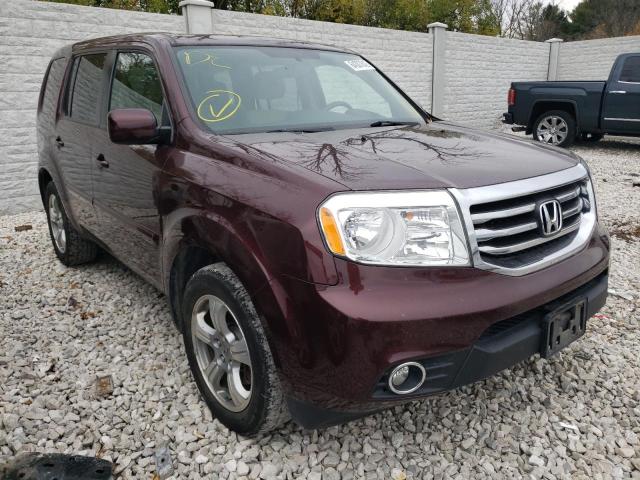 HONDA PILOT EX 2013 with VIN 5FNYF4H46DB051476 - Photo from auction