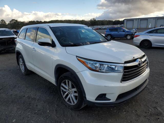 TOYOTA HIGHLANDER 2015 with VIN 5TDZARFH1FS011391 - Photo from auction