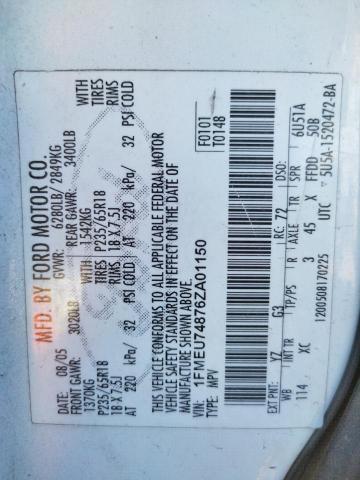 Photo 10 from auction – 2006 FORD EXPLORER E with VIN 1FMEU74876ZA01150