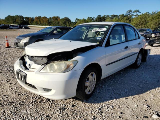 Photo 2 from auction – 2004 HONDA CIVIC DX with VIN 2HGES16494H641702