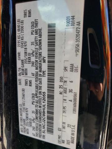 Photo 10 from auction – 2017 LINCOLN MKC SELECT with VIN 5LMCJ2C99HUL12055