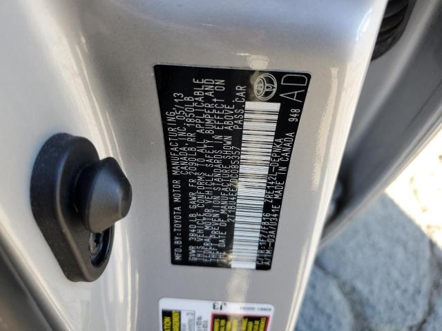 Photo 10 from auction – 2013 TOYOTA COROLLA BA with VIN 2T1BU4EE7DC085357