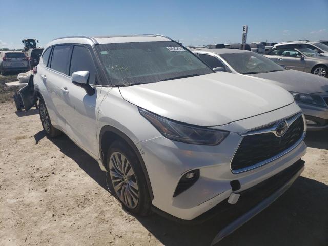 TOYOTA HIGHLANDER 2021 with VIN 5TDFZRAH4MS070595 - Photo from auction