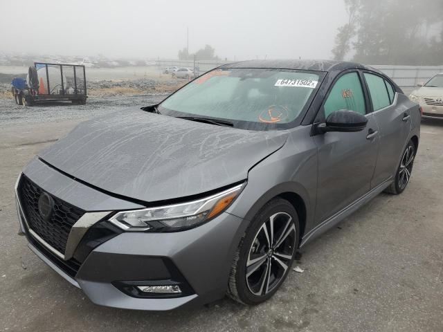 Photo 2 from auction – 2022 NISSAN SENTRA SR with VIN 3N1AB8DV7NY222778