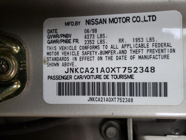Photo 10 from auction – 1999 INFINITI I30 with VIN JNKCA21A0XT752348
