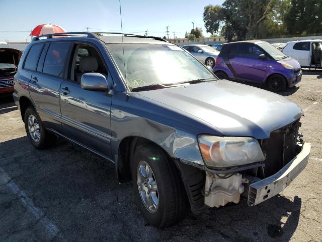 TOYOTA HIGHLANDER 2004 with VIN JTEGP21A740022351 - Photo from auction