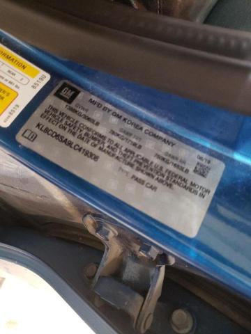 Photo 10 from auction – 2020 CHEVROLET SPARK 1LT with VIN KL8CD6SA9LC419308