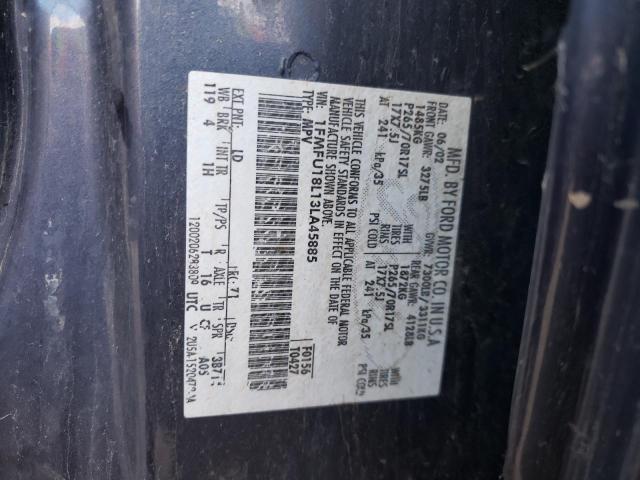 Photo 10 from auction – 2003 FORD EXPEDITION with VIN 1FMFU18L13LA45885