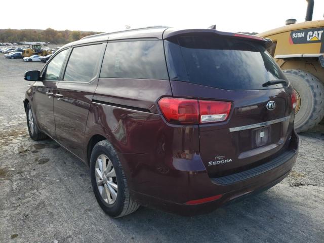 Photo 3 from auction – 2015 KIA SEDONA LX with VIN KNDMB5C14F6042626