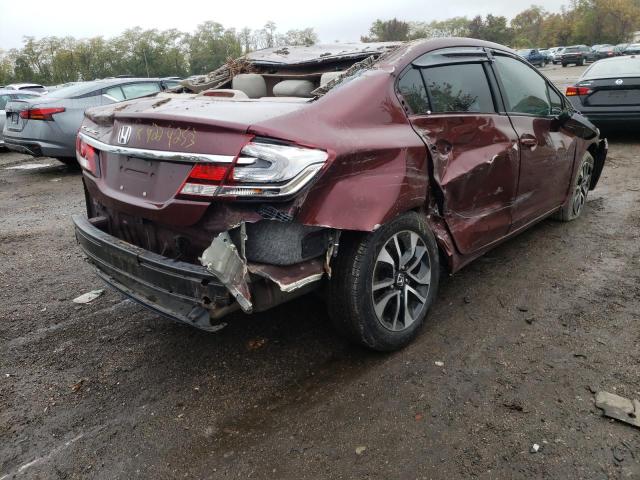 Photo 4 from auction – 2014 HONDA CIVIC EX with VIN 19XFB2F83EE254619