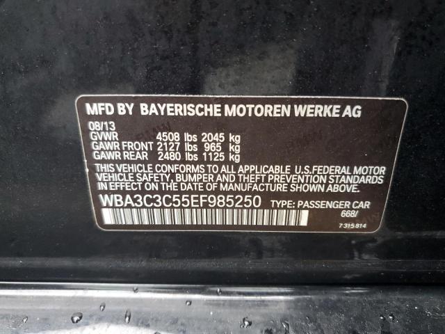 Photo 10 from auction – 2014 BMW 320 I XDRI with VIN WBA3C3C55EF985250