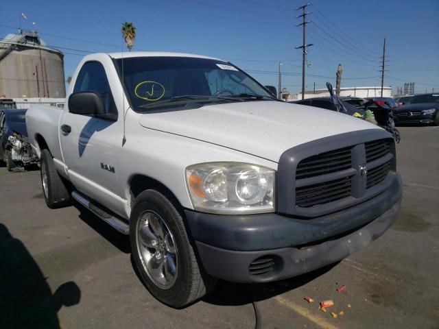 DODGE RAM 1500 S 2008 with VIN 1D7HA16KX8J118910 - Photo from auction