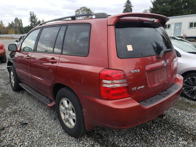 Photo 3 from auction – 2003 TOYOTA HIGHLANDER with VIN JTEHF21A930140150