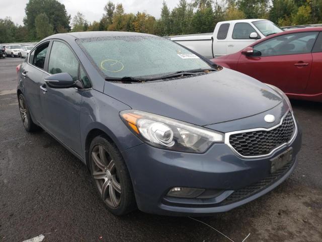 KIA FORTE EX 2014 with VIN KNAFX4A8XE5104634 - Photo from auction