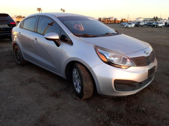 KIA RIO LX 2014 with VIN KNADM4A30E6371327 - Photo from auction