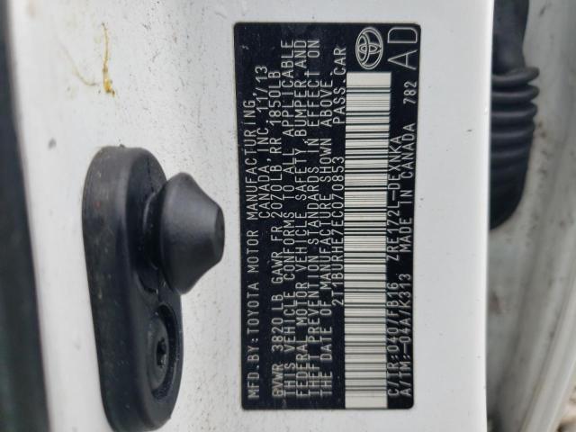 Photo 10 from auction – 2014 TOYOTA COROLLA L with VIN 2T1BURHE7EC070853