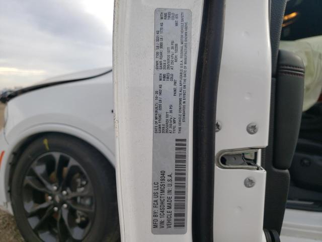 Photo 10 from auction – 2021 DODGE DURANGO with VIN 1C4SDHCT1MC519340