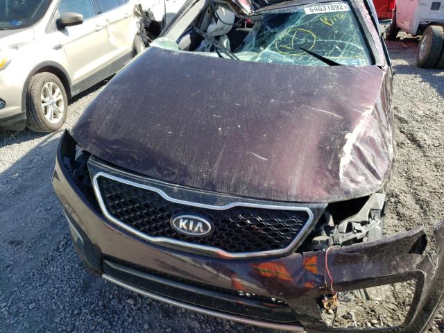 Photo 7 from auction – 2013 KIA SORENTO SX with VIN 5XYKWDA28DG375181