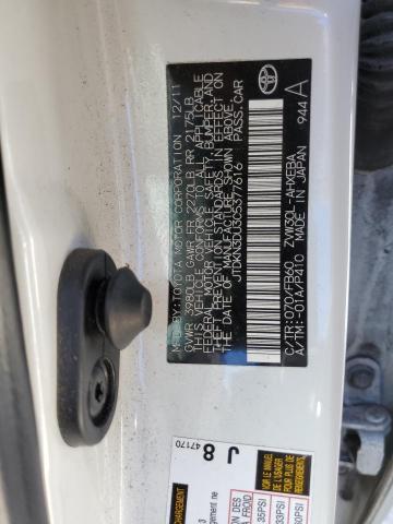 Фото 10 с аукциона – 2012 TOYOTA PRIUS с VIN JTDKN3DU3C5377616