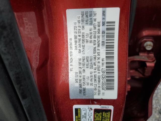 Photo 10 from auction – 2011 MAZDA CX-9 with VIN JM3TB3CV1B0314671