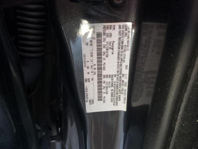 Photo 10 from auction – 2016 FORD FOCUS SE with VIN 1FADP3K23GL233334