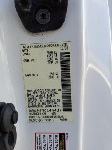 Photo 10 from auction – 2009 NISSAN ALTIMA 3.5 with VIN 1N4BL24E79C144437