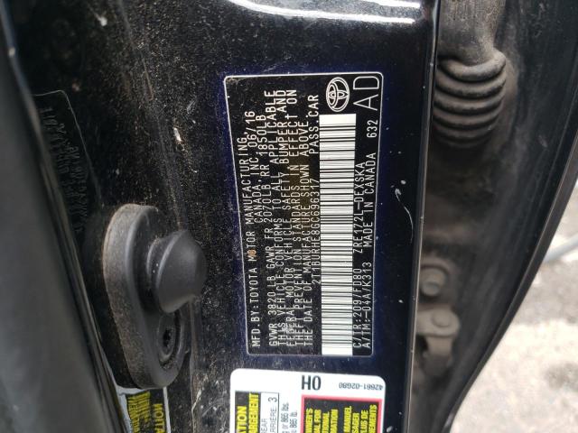 Photo 10 from auction – 2016 TOYOTA COROLLA L with VIN 2T1BURHE8GC696317