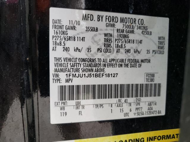 Photo 10 from auction – 2011 FORD EXPEDITION with VIN 1FMJU1J51BEF18127