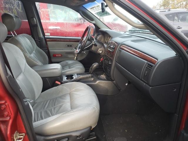 Photo 5 from auction – 2002 JEEP GRAND CHER with VIN 1J8GW68J22C272380