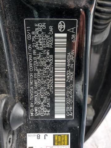 Photo 10 from auction – 2011 TOYOTA PRIUS with VIN JTDKN3DU1B0279308