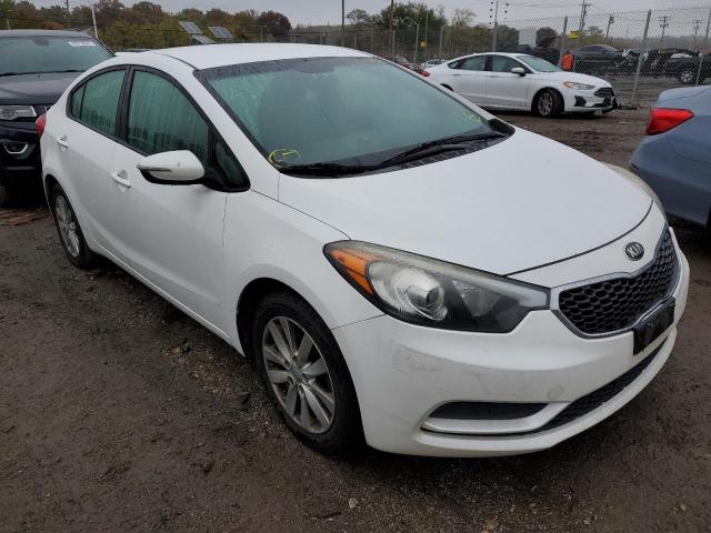KIA FORTE LX 2014 with VIN KNAFX4A65E5075008 - Photo from auction