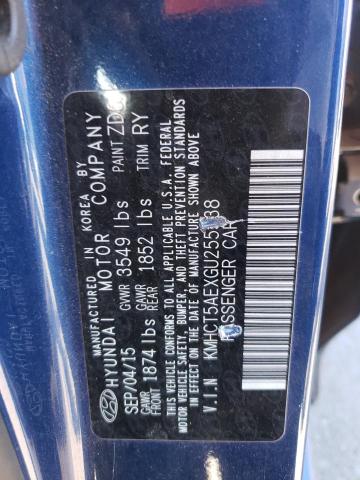 Photo 10 from auction – 2016 HYUNDAI ACCENT SE with VIN KMHCT5AEXGU255538