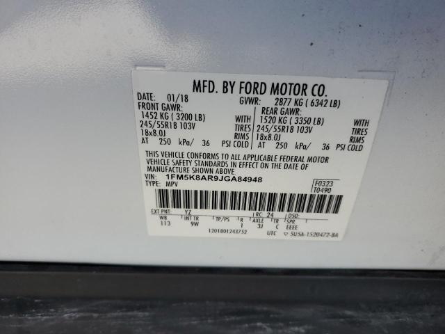 Photo 10 from auction – 2018 FORD EXPLORER P with VIN 1FM5K8AR9JGA84948