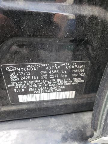 Photo 10 from auction – 2012 HYUNDAI SONATA HYB with VIN KMHEC4A4XCA041560