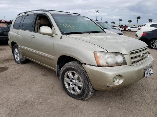 TOYOTA HIGHLANDER 2002 with VIN JTEHF21A020041683 - Photo from auction