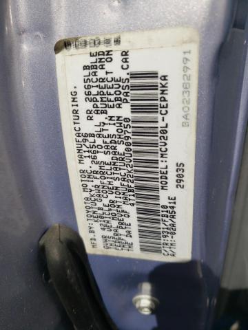 Photo 10 from auction – 1997 TOYOTA CAMRY CE with VIN 4T1BF22K2VU009750