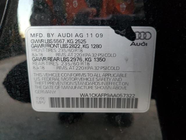 Photo 10 from auction – 2010 AUDI Q5 PREMIUM with VIN WA1CKAFP9AA057322