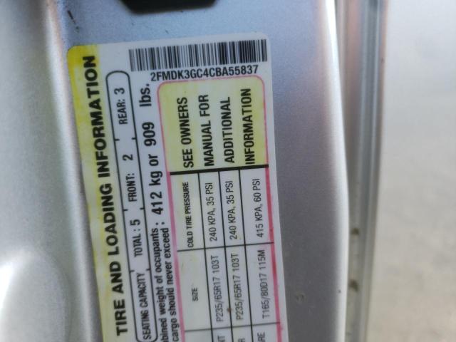 Photo 10 from auction – 2012 FORD EDGE SE with VIN 2FMDK3GC4CBA55837