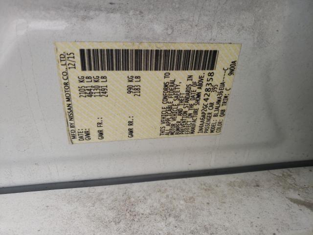 Photo 10 from auction – 2016 NISSAN MAXIMA 3.5 with VIN 1N4AA6AP2GC428358