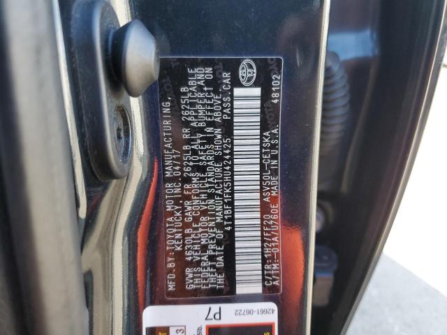 Photo 10 from auction – 2017 TOYOTA CAMRY LE with VIN 4T1BF1FK5HU424425