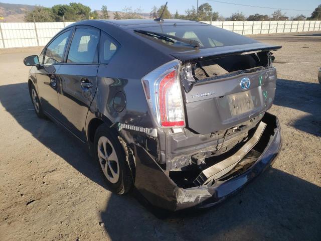 Photo 3 from auction – 2015 TOYOTA PRIUS with VIN JTDKN3DU5F0447599