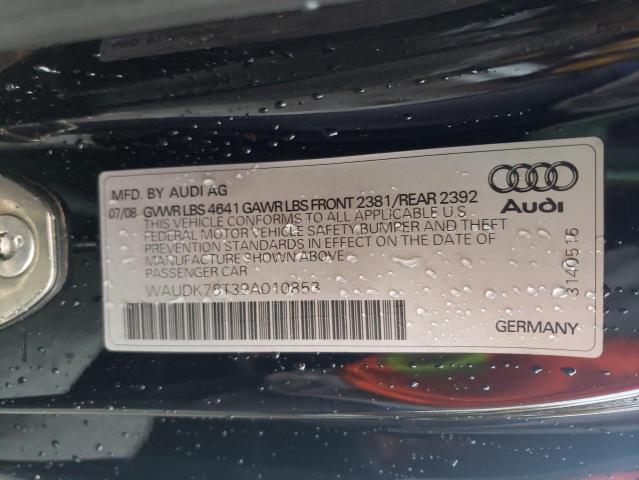 Photo 10 from auction – 2009 AUDI A5 with VIN WAUDK78T39A010853